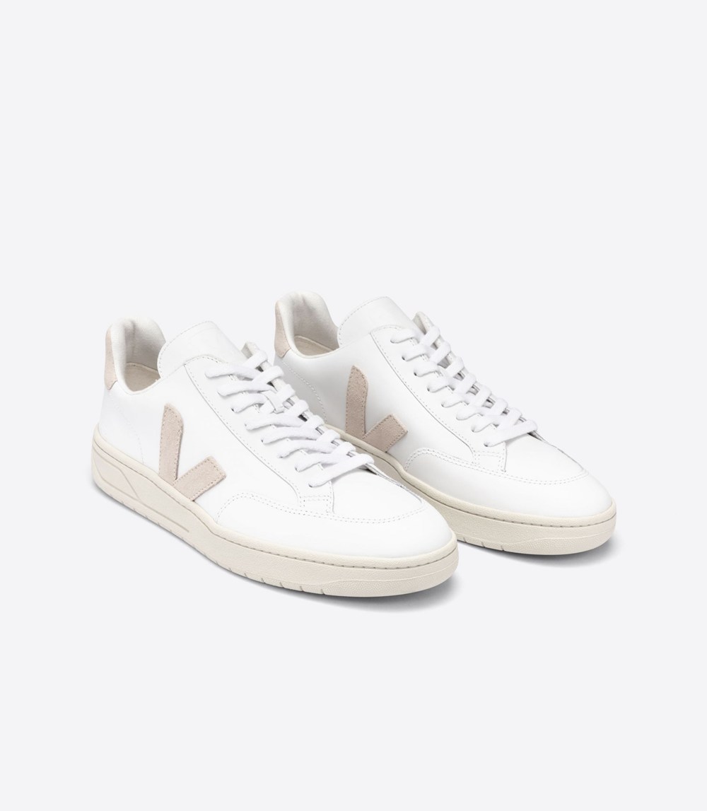 Veja Sneakers Herr - V-12 Läder - Vita - 907683-YVM